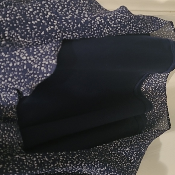 Size 2x Navy/White dress (Reitmans) - Picture 5 of 6